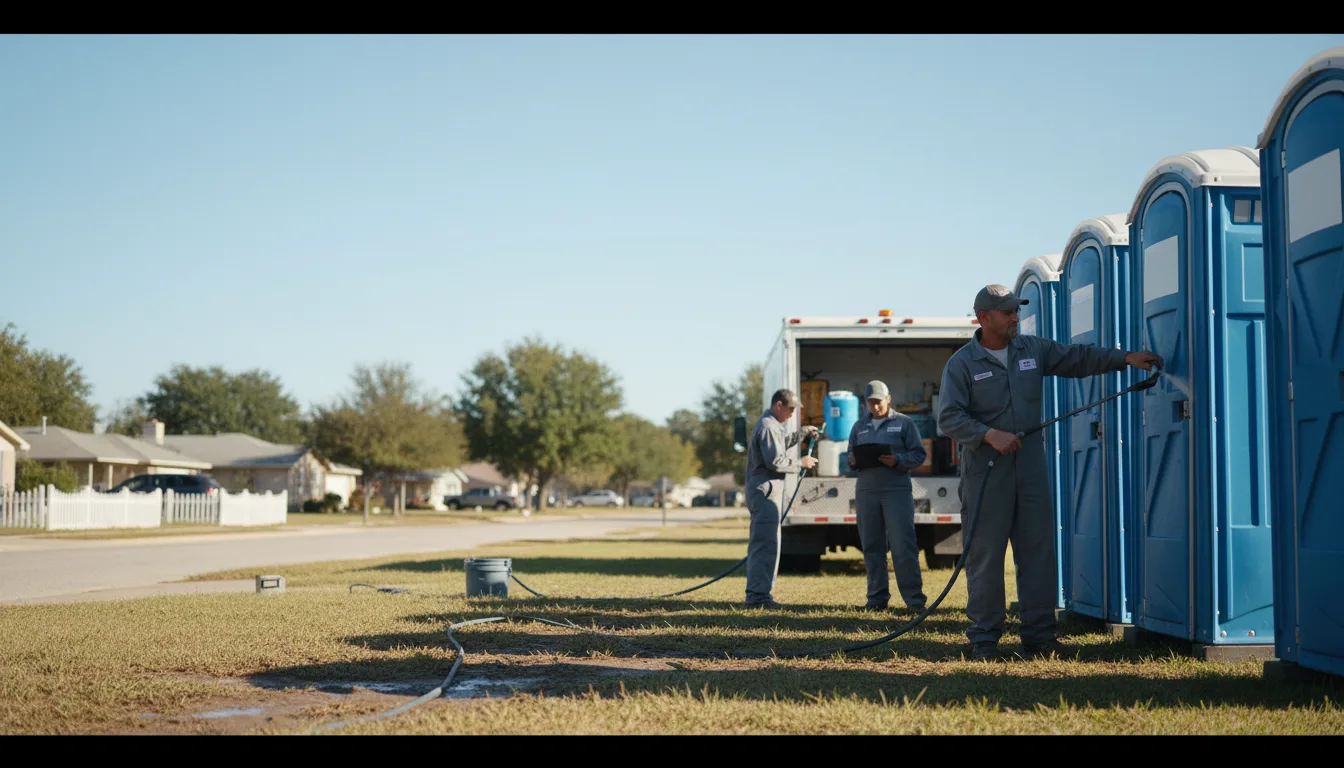 Long-Term Portable Toilet Rental in Albany, OK near me
